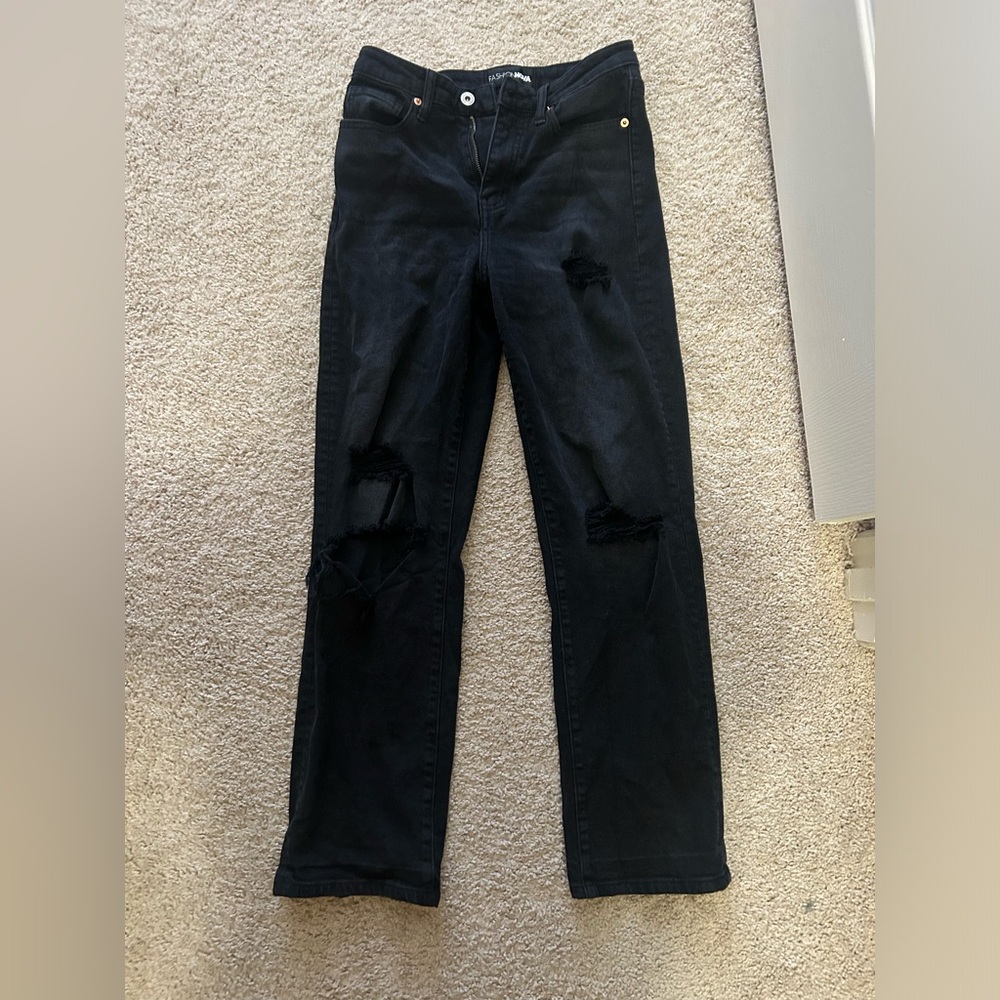 Fashion Nova Ripped Jeans